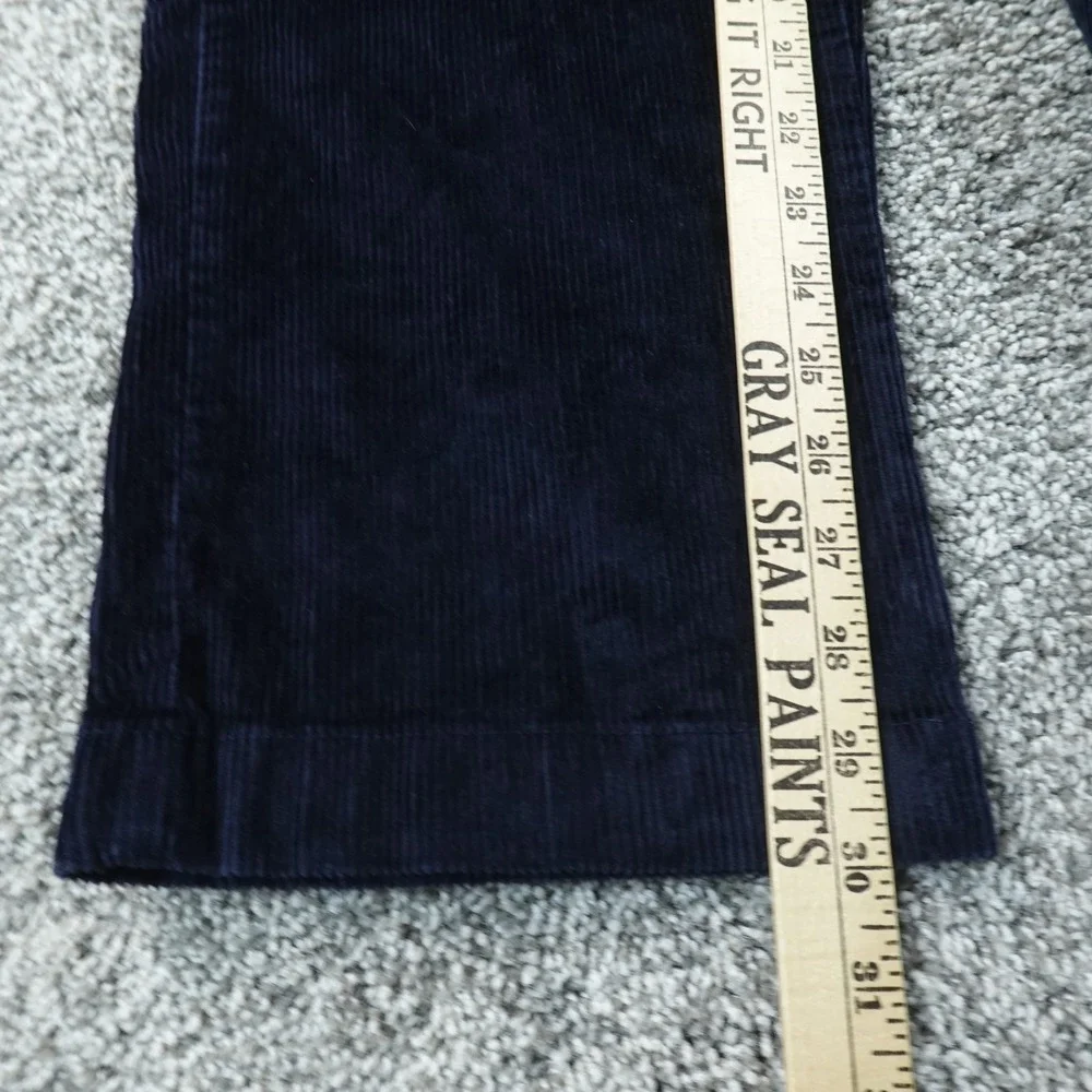 LL Bean Pants‎ Mens 34X30 Blue Corduroy Cord Chino Trouser Classic Fit Stretch